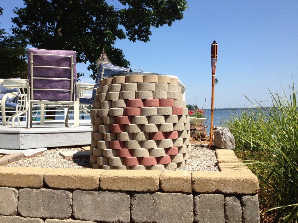 Front View of Backyard Tandoor