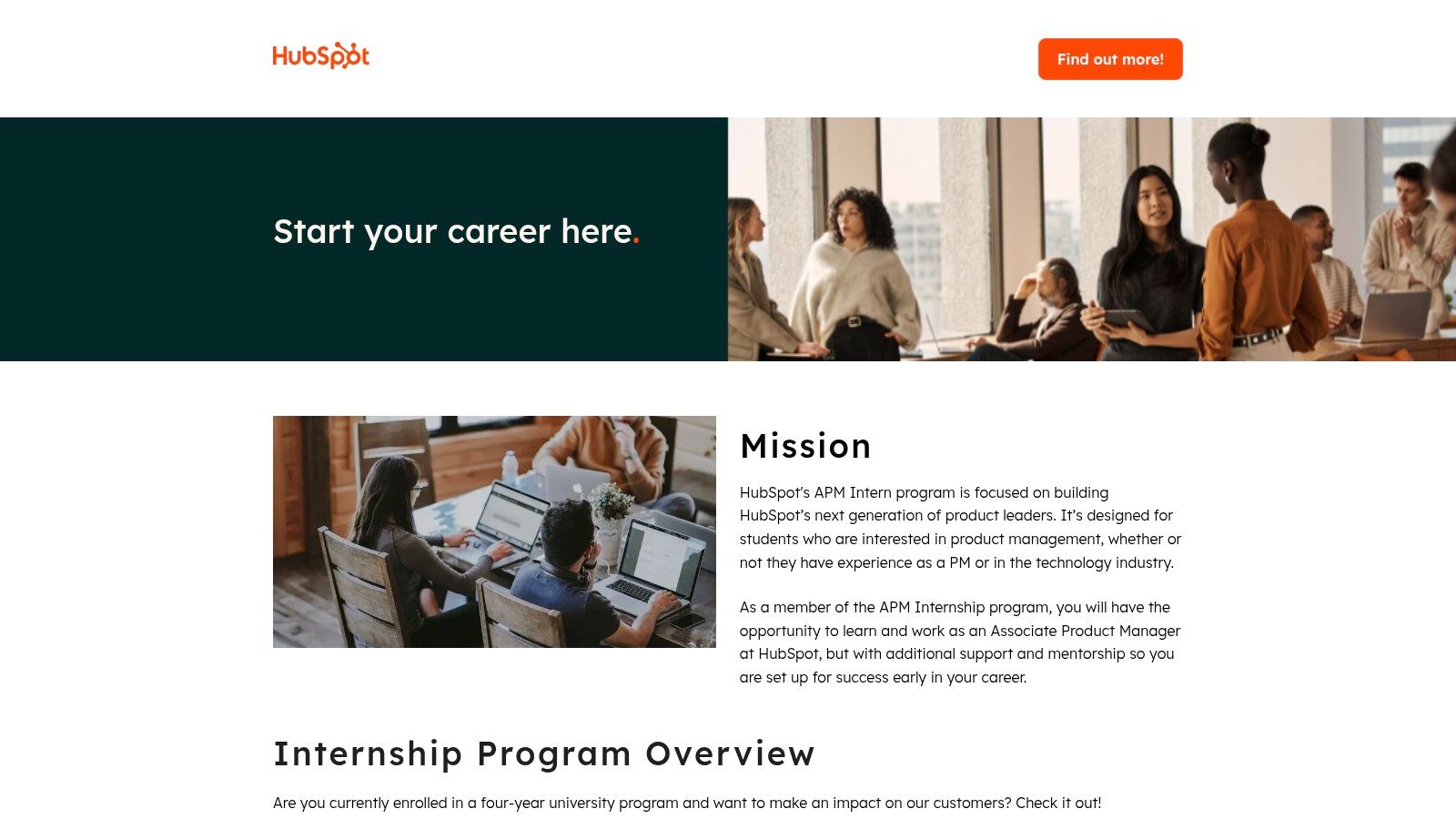 HubSpot Associate Product Manager (APM) + Internship